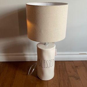 Rae Dunn - BLESSED - lamp